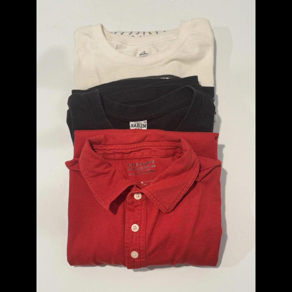 Mens Bundles T-Shirts Multicolor Size Medium